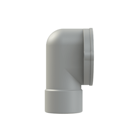 ABB - Raccordo a flangia 90 gradi DN17 PG16 PA6 grigio IP68.
