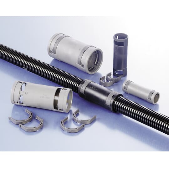 ABB - Splice Flex Conn e Racc. Guaina DN48 PA6 IP68 GRY GR per connessioni resistenti all'acqua.