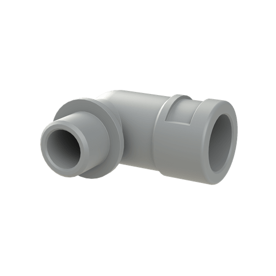 ABB - Raccordo 90 gradi M16 DN12 PA6 IP66 CSA GRIGIO.