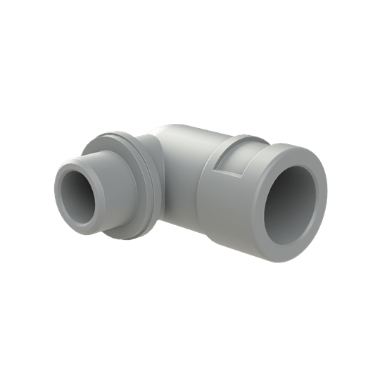 ABB - Raccordo 90 gradi DN12 M16 PA6 grigio IP68 CSA. SVWV-M162