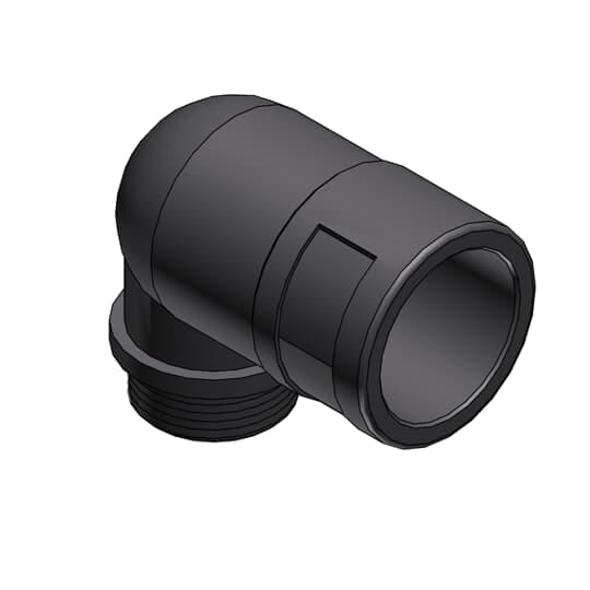 ABB - COND FTNG 90D M20 NW17 IP68 CSA GRY RACCORDO 90G DN17 PA6 GR.