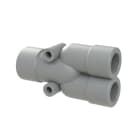 ABB - Raccordo a Y DN12+DN10 in PA6 grigio IP68 per connessioni sicure e affidabili.