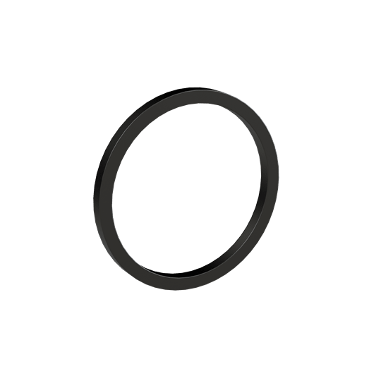 ABB - Guarnizione piana M20 TPE nera per filettatura, resistente e affidabile.