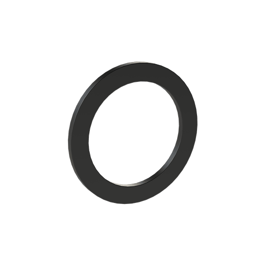 ABB - Guarnizione piatta PG11 neoprene nera per thread seal washer.