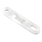 ABB - Base di montaggio 2x0.5 pollici naturale con vite n. 10 - Tyrap base a vite 13x50mm in poliammide 6.6 naturale per 100 pezzi. TC101