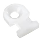 ABB - MINI MTG BASE 0.75X0.37IN NAT NYL SCR TYRAP BAS.VITE 9.5X19MM POLY. 6,6 NAT100