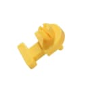 ABB - Base montata con rivetto giallo in nylon, dimensioni 13x19 mm, confezione da 1000 pezzi.