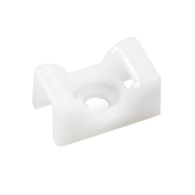 ABB - Saddle support base 9x5in natural nylon tyrap base vite 14.2x23.4mm poly 6.6 natural 50