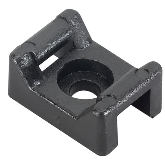ABB - Sella Support Base 0.9x0.5in Black Nylon 500pcs.