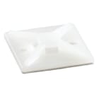 ABB - Base 4 vie PA6,6 naturale ad 25,4x25,4 mm 1000 pezzi 4WAYADH MTG base 1.13x1.13 naturale nylon.