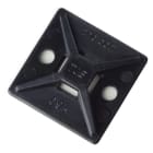 ABB - Base 4vie PA6,6 nero UV ad.25,4x25,4 100 4WAY adh MTG base 1.1x1.1in blk NYL.