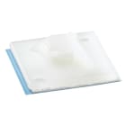 ABB - Base adattabile 2/4way 1.1x1.1in e 29x29mm in poliammide naturale, confezione da 1000 pezzi.