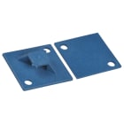 ABB - Base per montaggio 2/4 vie 1.1x1.1 pollici in nylon autoadesiva con vite 29x29 rilevabile.