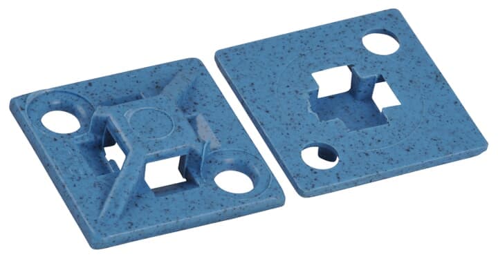 ABB - Base per montaggio 4WAY .75x.75in con adesivo PP autoadesivo e vite 19,1x19,1 in PP rilevato. TC5344A-PDT