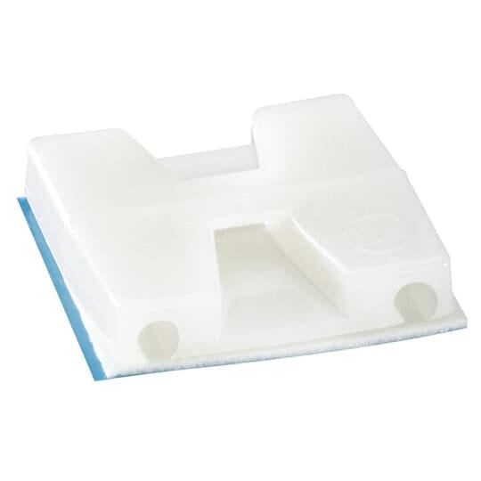 ABB - 2/4way mtg base 1.1x1.1in nyl adh tc5347ar 100pz.