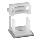 ABB - LATCHG CLAMP .98X.98IN NAT NY ADH TYRAP BAS. ADESIVA H 14MM POLY.6,6NAT.10