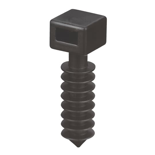 ABB - Wall plug 0.75x0.75in black nylon masonry Tyrap sp.sup.19x19mm poly.6,6nero UV 50p.