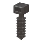 ABB - Wall plug 0.75x0.75in black nylon masonry Tyrap sp.sup.19x19mm poly.6,6nero UV 50p.