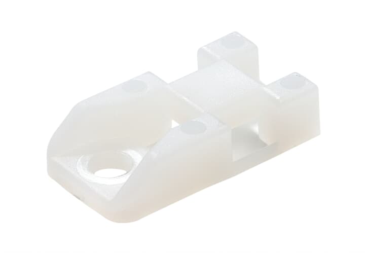 ABB - Base in nylon naturale per montaggio a due vie .96x.5in, PA6,6 VITEM4 13x24mm, confezione da 1000 pezzi. TC826-TB