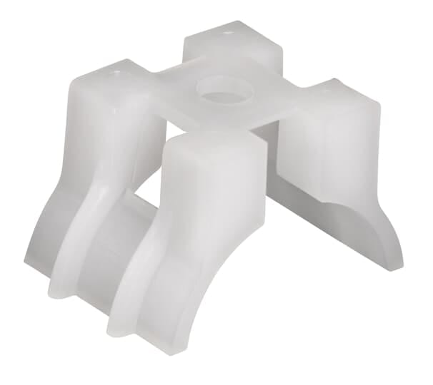 ABB - Sella base 6x6in naturale nylon vite Tyrap 16x24mm poliammide 6,6naturale 100pz.