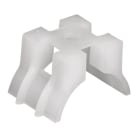 ABB - Sella base 6x6in naturale nylon vite Tyrap 16x24mm poliammide 6,6naturale 100pz.
