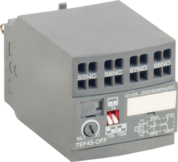 ABB - TEF4S-OFF Frontal Electronic Timer ELETTR. RIT. DISECC. AF