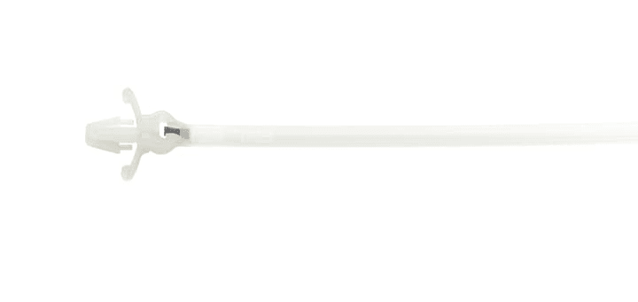 ABB - Cable tie 50lb 8in natural nylon push mount Tyrap anchor insert 4.7x200 natural 1000pcs.