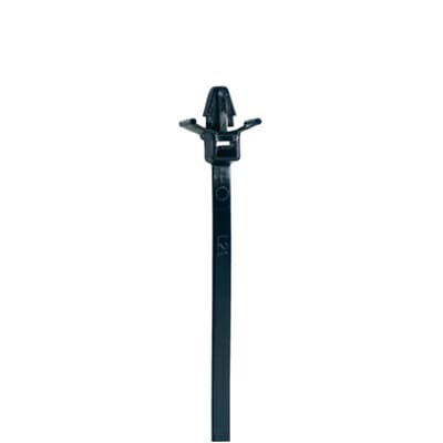 ABB - Cable Tie 50lb 8in Black Nylon Push Mount Tyrap Anchor Insert 4.7x200 Black UV 1000 TY38MX