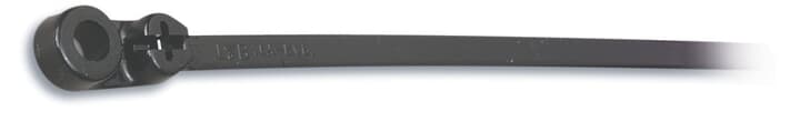 ABB - Cable tie 50lb 7.8in black nylon mounting hole with hole 4.7x199 black 100pcs.