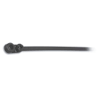 ABB - Cable tie 50lb 7.8in black nylon mounting hole with hole 4.7x199 black 100pcs.