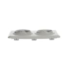 ABB - TZ104 flange 2 cable sleeves COMBI FLANGIA PLAS.T/FONDO CIECO 2 MANIC.