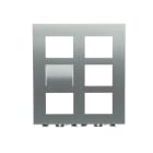 ABB - Telaio in alluminio 3x2 per montaggio audiovideo modello 41386CF-A.