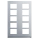 ABB - Audio Outdoor Station frame, size 2/5 in alluminio resistente 5X2 413910CF-A.