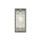 ABB - Scatola da parete grigia 3x1 41383S-H, ideale per installazioni elettriche.