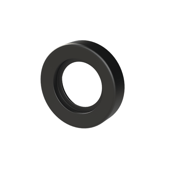 ABB - Protezione IP69 per getti fluidi DN17 in PA6 nero per Waterjet. WPS-NW17