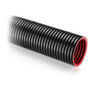 ABB - Conduit 3layr e guaina per robotica in PA12, diametro NW17, colore nero/giallo/rosso.