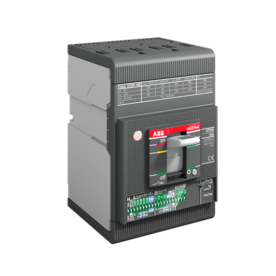 ABB - xt2n 160 ekip lsi in=100a 3p f c dip