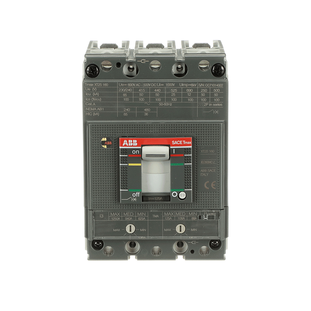 ABB - XT2S 160 TMA 125-1250 3p F F