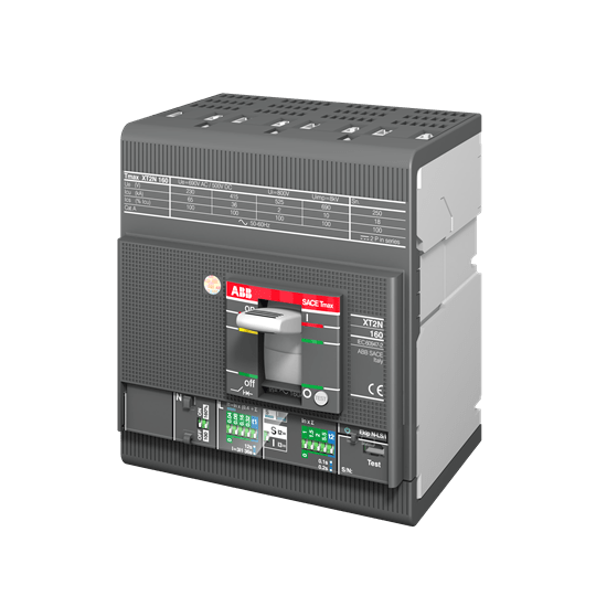ABB - XT2S 160 Ekip LS/I In=160A 4pFF InN=100% DIP LS/I IN=160A 4PFF INN=