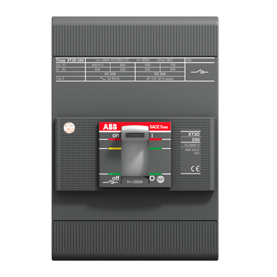 ABB - XT3D 250 3p F FXT3D 250 3P F F XT3D2503