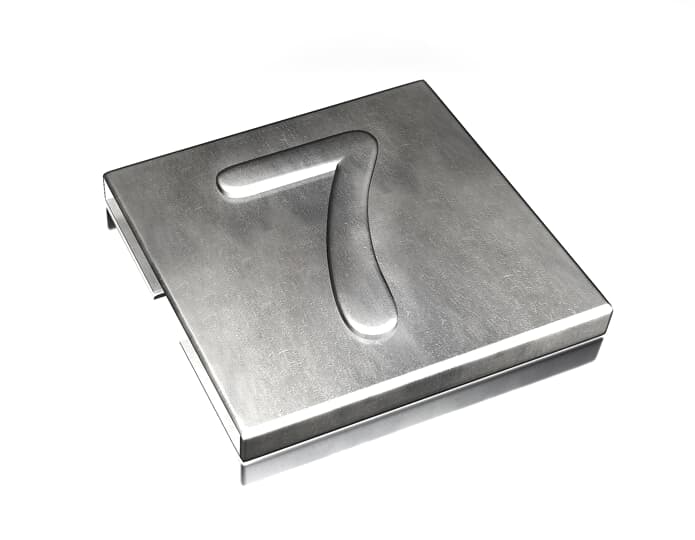 ABB - 316 SS Ty-Met Identif Character 7 Inox 100pz 316.