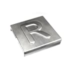 ABB - 316 SS identif character TY-MET lettera R inox 100pz 316.