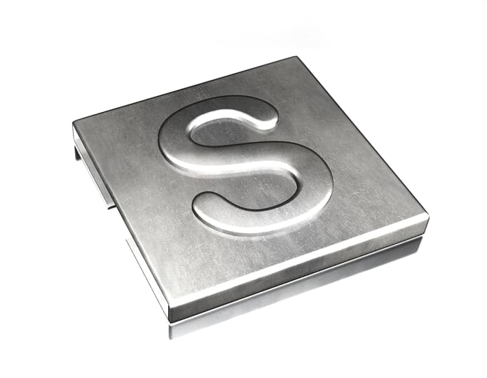 ABB - 316 ss identif character ty-met lettera inox 100pz.