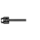 ABB - Cable tie 10x150mm in acciaio inossidabile rivestito con rilascio rapido, colore nero, confezione da 100 pezzi.