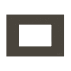 ABB - Frame 1-gang/3-modules ABB logo Anthracite Z2373.1 AN PLACCA IN POLICARB. 3M.