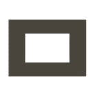 ABB - Frame 1-gang/3-modules ABB logo Anthracite Z2373.1 AN PLACCA IN POLICARB. 3M. Z0300AN