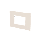 ABB - Frame 1-gang/3-modules ABB logo White Z2373.1 BL PLACCA IN POLICARB. 3M