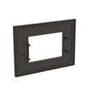 ABB - Frame 1-gang/3-modules ABB logo Noble Taupe Z2373.1 TP PLACCA ACCIAIO TAUPE 3M.