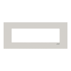 ABB - Frame 1-gang/7-modules ABB logo Noble Dune Z2777.1 DN PLACCA ACCIAIO DUNA 7M.