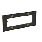 ABB - Frame 1-gang 7-modules ABB logo Noble Matt Gold Z2777.1 OM PLACCA ORO OPACO 7M.